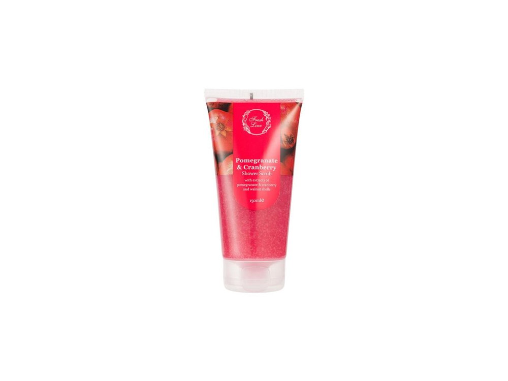 Fresh Line Pomegranate & Cranberry, Αφρόλουτρο & Scrub, 150ml