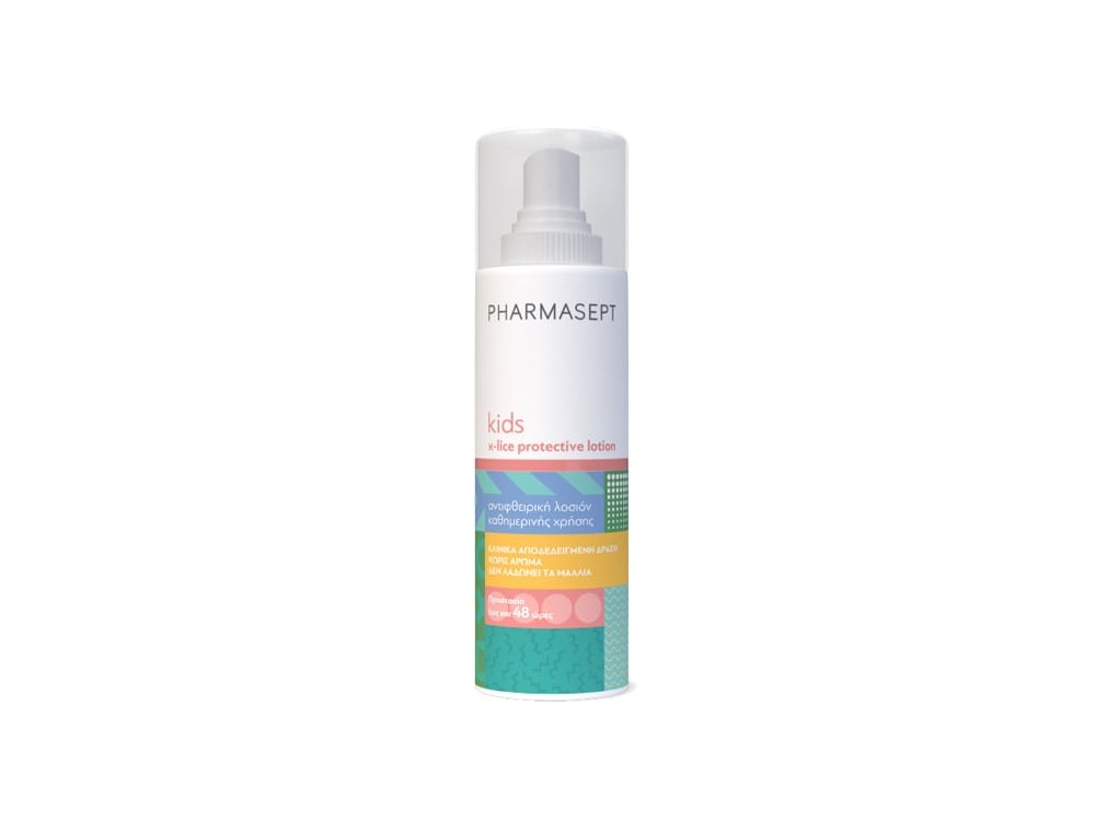 Pharmasept Kids X-lice Cologne, Προληπτική Αντιφθειρική Λοσιόν Χωρίς Άρωμα, Κατάλληλο για Παιδιά από 2 Ετών+,100ml