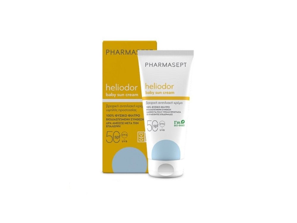 Pharmasept Heliodor Baby Sun Cream Spf50, Βρεφική Αντηλιακή Κρέμα, 100ml