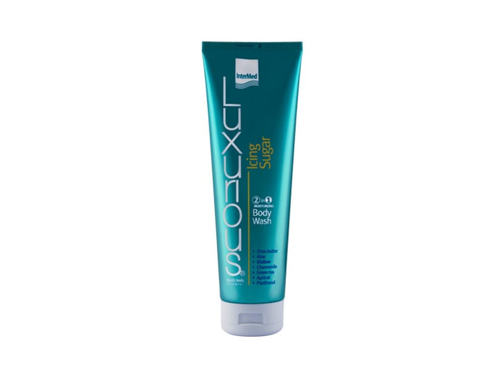 InterMed Luxurious 2 in 1 Moisturising Body Wash Icing Sugar, Καθαρισμός & Ενυδάτωση Σώματος, με άρωμα Ζάχαρης, 300ml