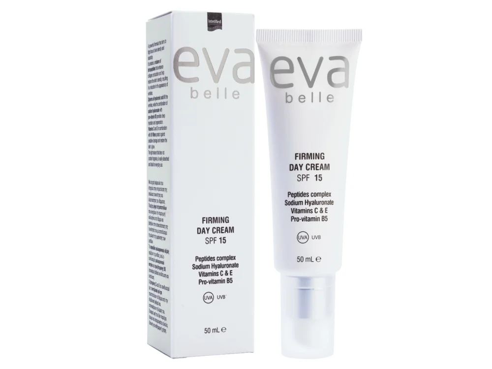 Intermed Eva Belle Firming Day Cream SPF15 Αντιρυτιδική Κρέμα Ημέρας, 50ml