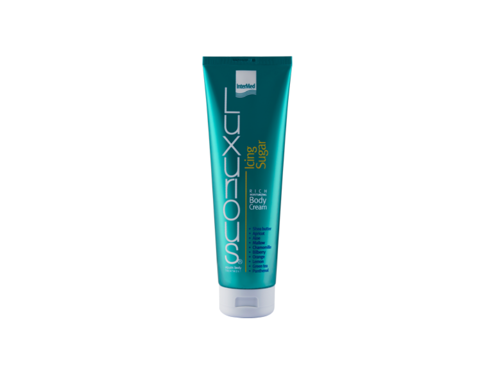Intermed Luxurious Icing Sugar Rich Moisturizing Body Cream Ενυδατική Κρέμα Σώματος, 280ml