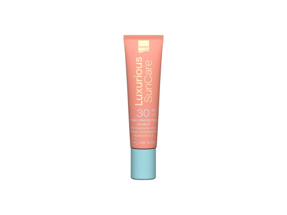 Intermed Luxurious Protective & Hydrating Lip Balm SPF30, Ενυδατικό Αντηλιακό Χειλιών, 15ml