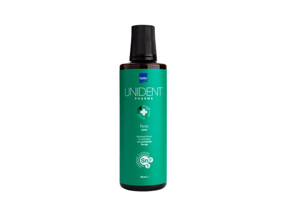 ΙnterMed Unident Pharma Mouthwash Perio Care Στοματικό Διάλυμα για Περιοδοντική Φροντίδα, 500ml