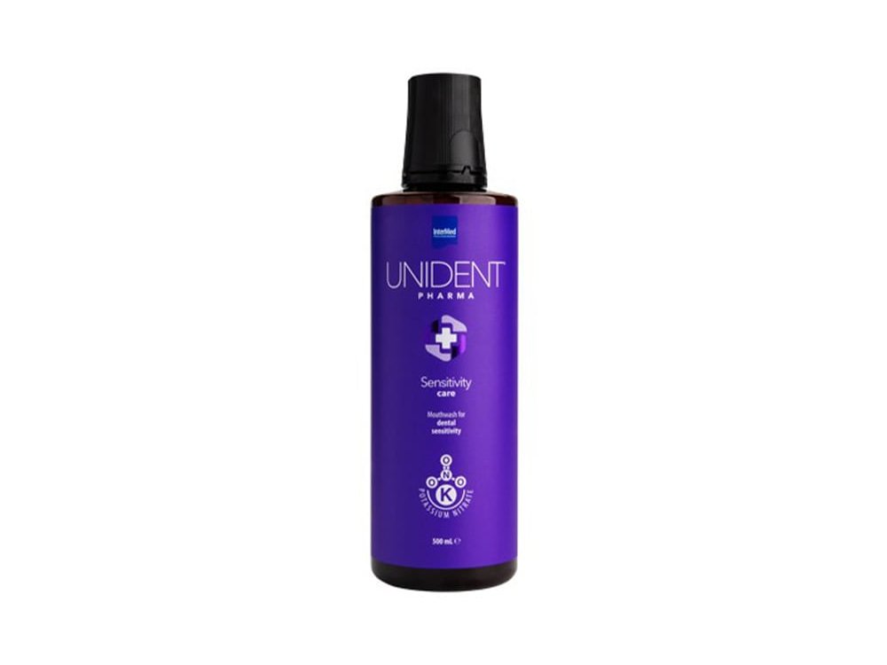 ΙnterMed Unident Pharma Mouthwash Sensitivity Care Στοματικό Διάλυμα για Ευαίσθητα Δόντια, 500ml