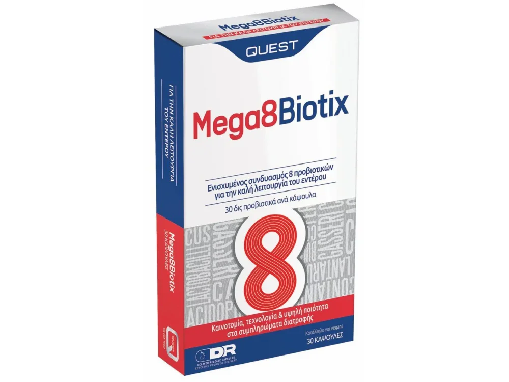 Quest Mega 8 Biotix 30caps