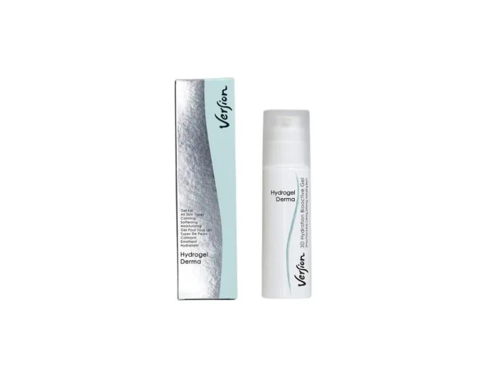 Version Hydrogel Derma 3D Hydration Bioactive Gel, Kαταπραϋντικός Oρός Eνυδάτωσης Προσώπου & Σώματος, 150ml