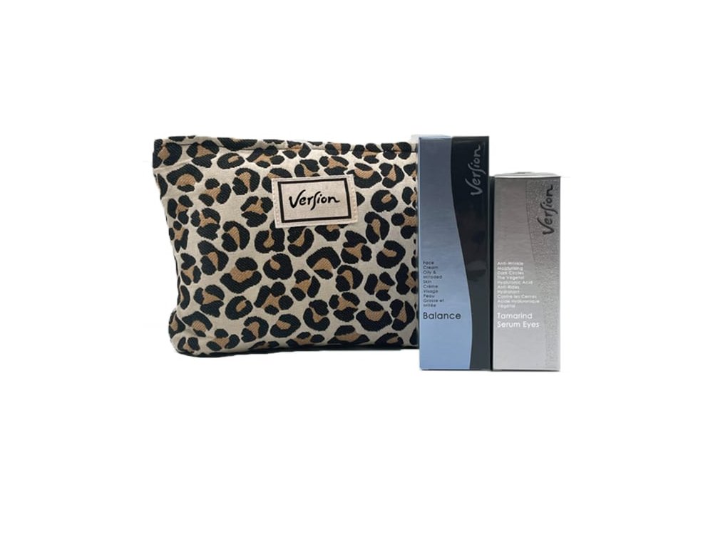 Version Derma Xmas Limited Edition Balance Ενυδατική & Καταπραϋντική Κρέμα Προσώπου, 50ml, Tamarind Serum Eyes Αντιρυτιδικός & Συσφιγκτικός Ορός Ματιών, 30ml & Δώρο Νεσεσέρ, 1σετ