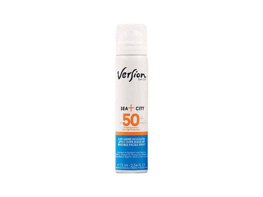 Version Sea+City, Αντηλιακή Κρέμα Προσώπου Spray SPF50+, 75ml