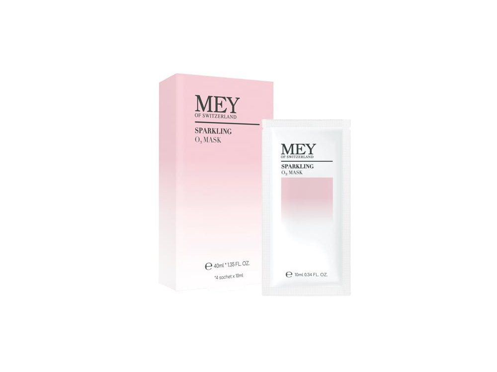 Mey Sparkling O2 Mask Μάσκα Προσώπου Καθαρισμού για Ενυδάτωση & Οξυγόνωση, 4 sachet x 10ml