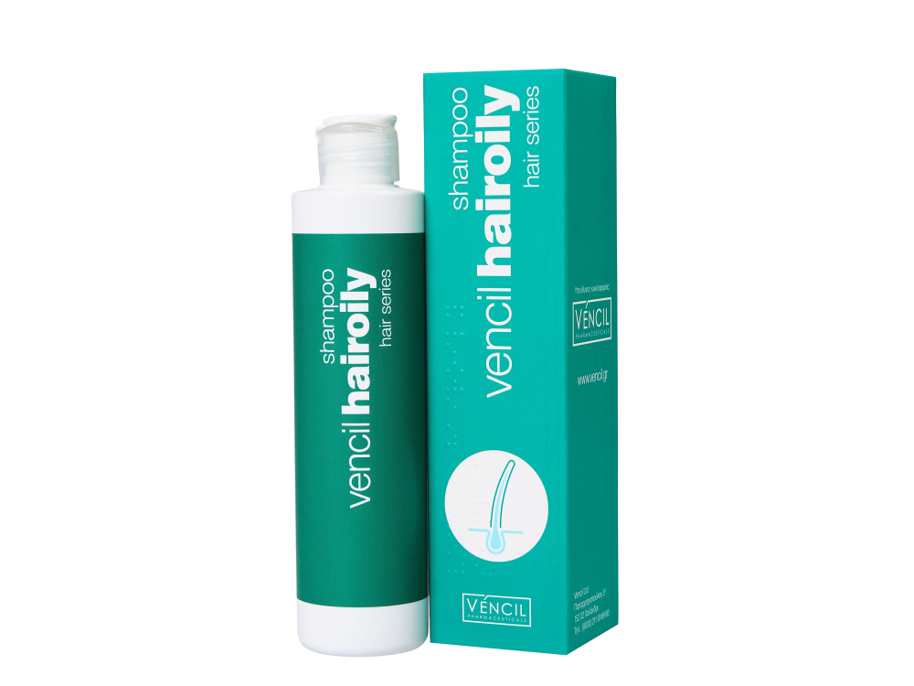 Vencil Hairoily Shampoo Σαμπουάν για Λιπαρά Μαλλιά, 200ml