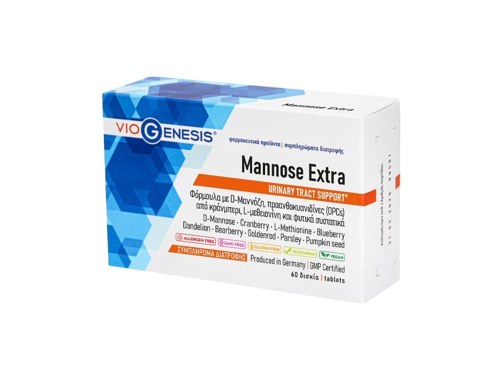 Viogenesis Mannose Extra, 60tabs