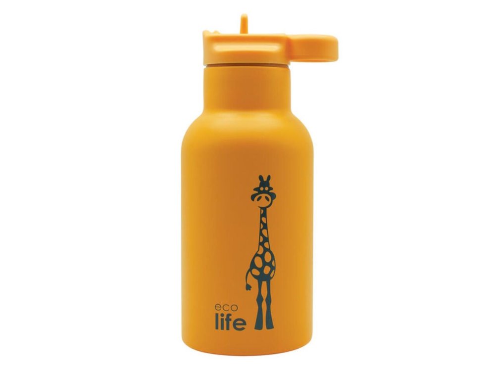 Eco life Kids Thermos Animals Giraffe, Ανοξείδωτος Θερμός, 350ml