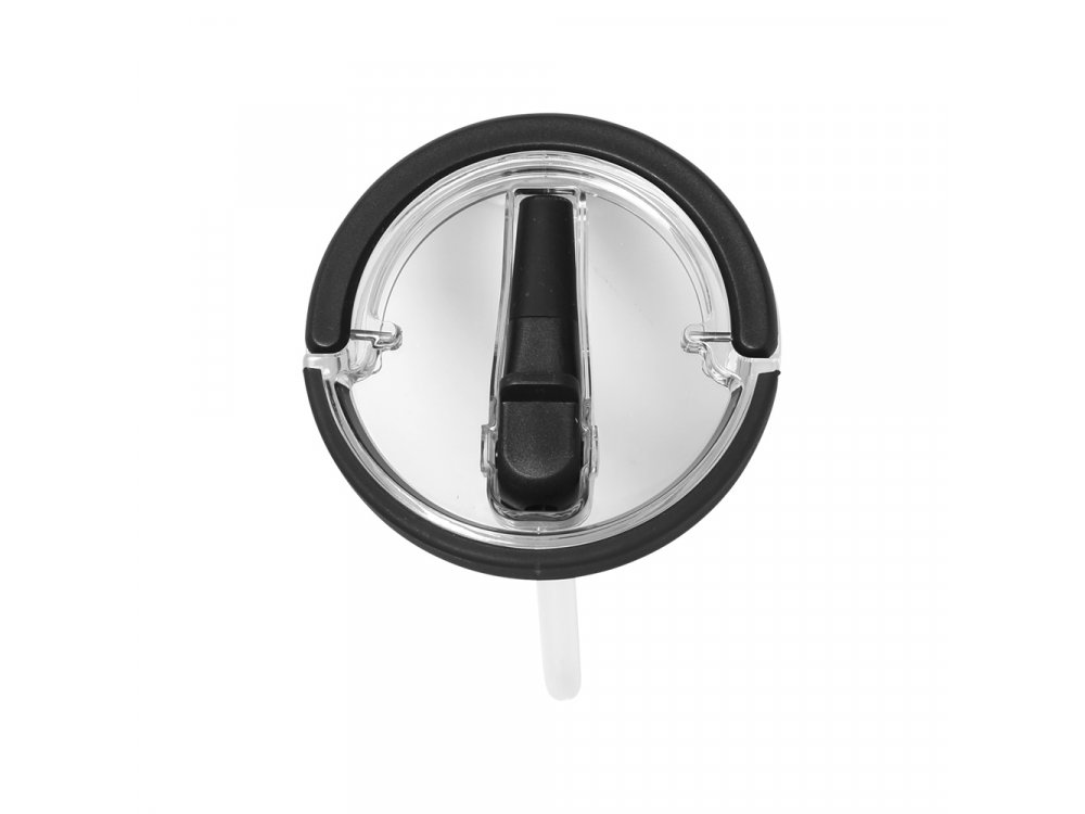 Eco Life 2Handles Lid Tumbler Leopard Black, Ανοξείδωτο Ποτήρι Θερμός με Στόμιο, 900ml