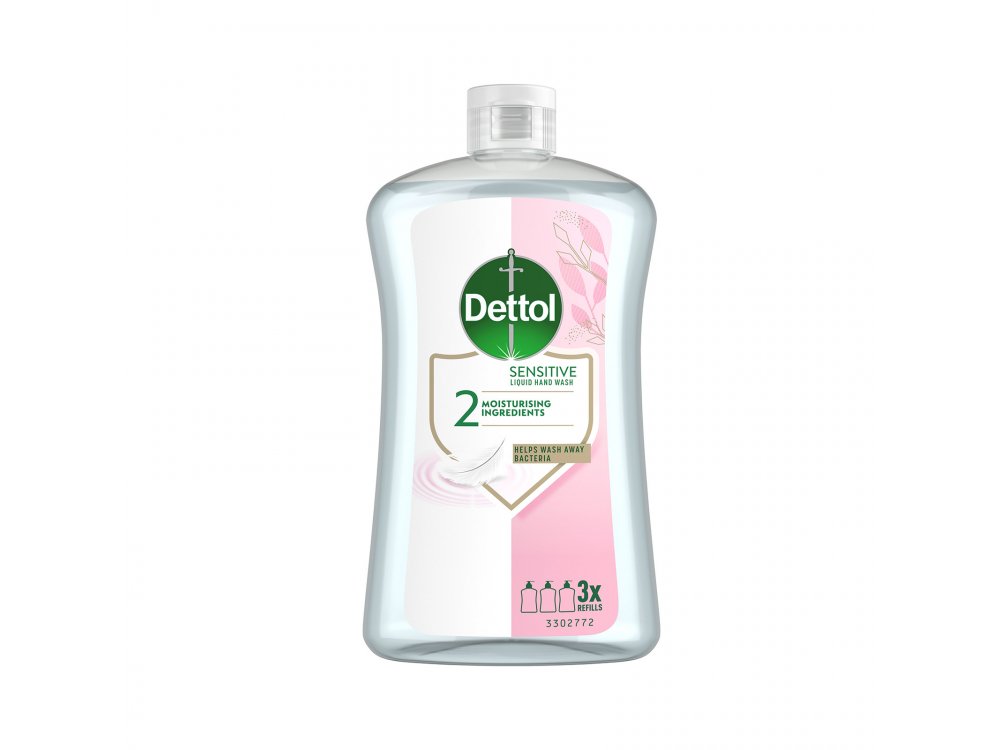 Dettol Liquid Soothe Sensitive Ανταλλακτικό Υγρό  Kρεμοσάπουνο, 750ml