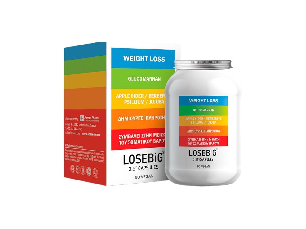Amhes Pharma Losebig, Κάψουλες Αδυνατίσματος, 90caps