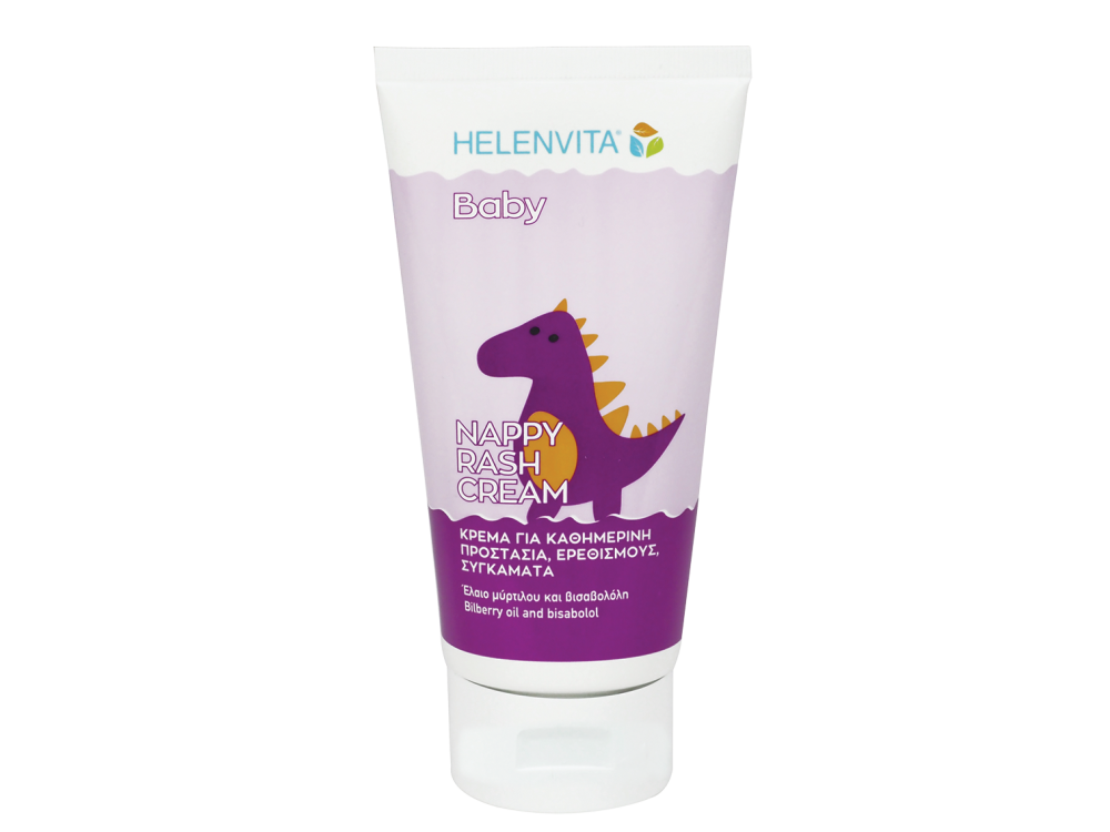 Helenvita Baby Nappy Rash Cream, Κρέμα για την καθημερινή προστασία από ερεθισμούς & συγκάματα, 150ml
