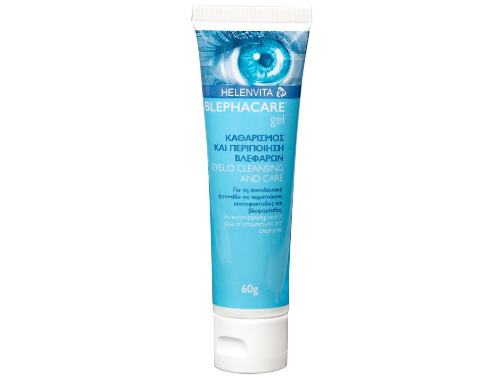 Helenvita Blephacare Gel, Οφθαλμικό Τζελ για την Καθημερινή Περιποίηση & Υγιεινή των Βλεφάρων, 60gr