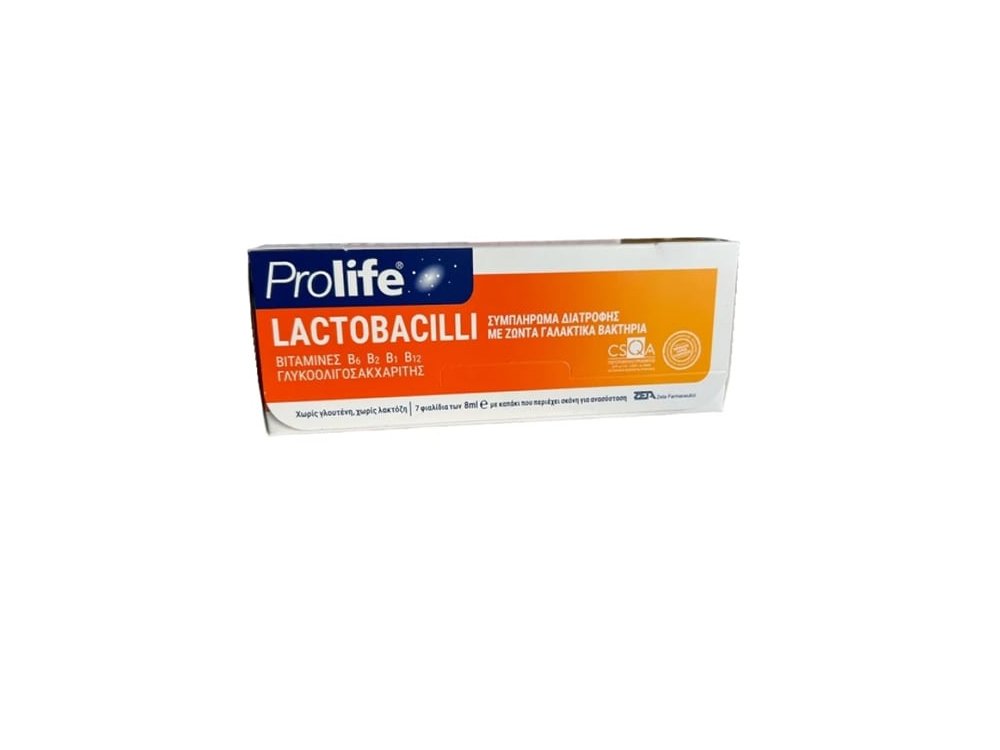 Epsilon Health Prolife Lactobacilli, Συμπλήρωμα Διατροφής με Ζώντα Γαλακτικά Βακτήρια 7 Φιαλίδια x 8ml