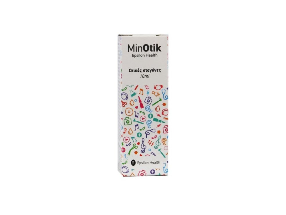 Epsilon Health Minotik Ear Drops Ωτικές Σταγόνες 10ml