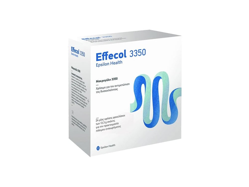 Epsilon Ηealth Effecol 3350 Συμπλήρωμα Διατροφής για τη Δυσκοιλιότητα 24 Φακελίσκοι