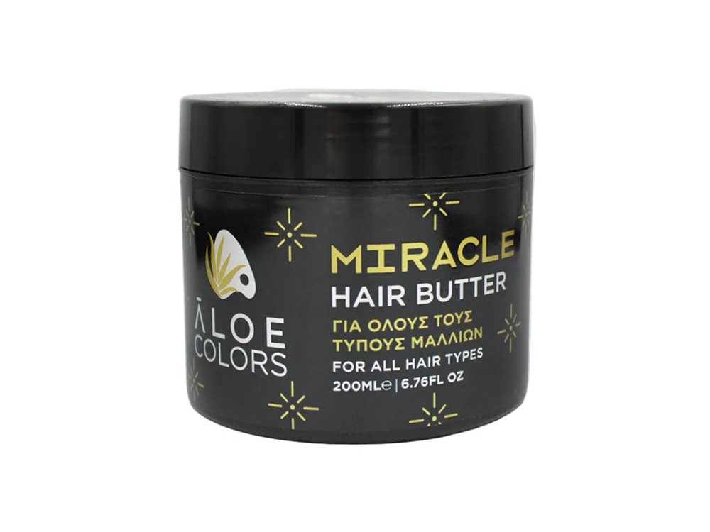 Aloe+Colors Miracle Hair Butter, για Όλους τους Τύπους Μαλλιών, 200ml
