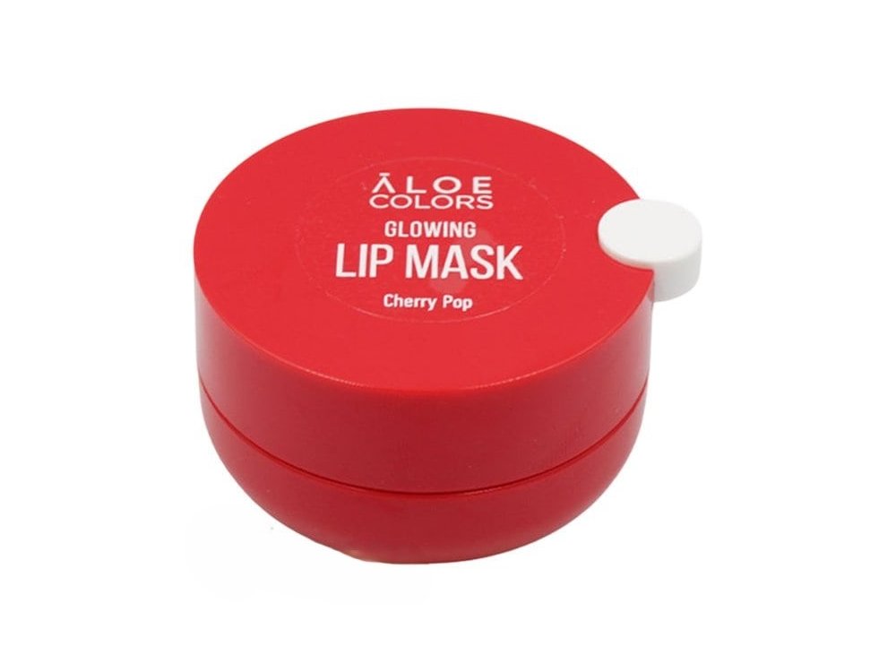 Aloe+Colors Cherry Pop Glowing Lip Mask Μάσκα Χειλιών με Γεύση Κεράσι, 10ml
