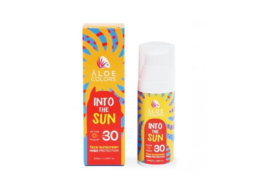 Aloe Colors Into The Sun Face Sunscreen Αντηλιακή Κρέμα Προσώπου SPF30, 50ml