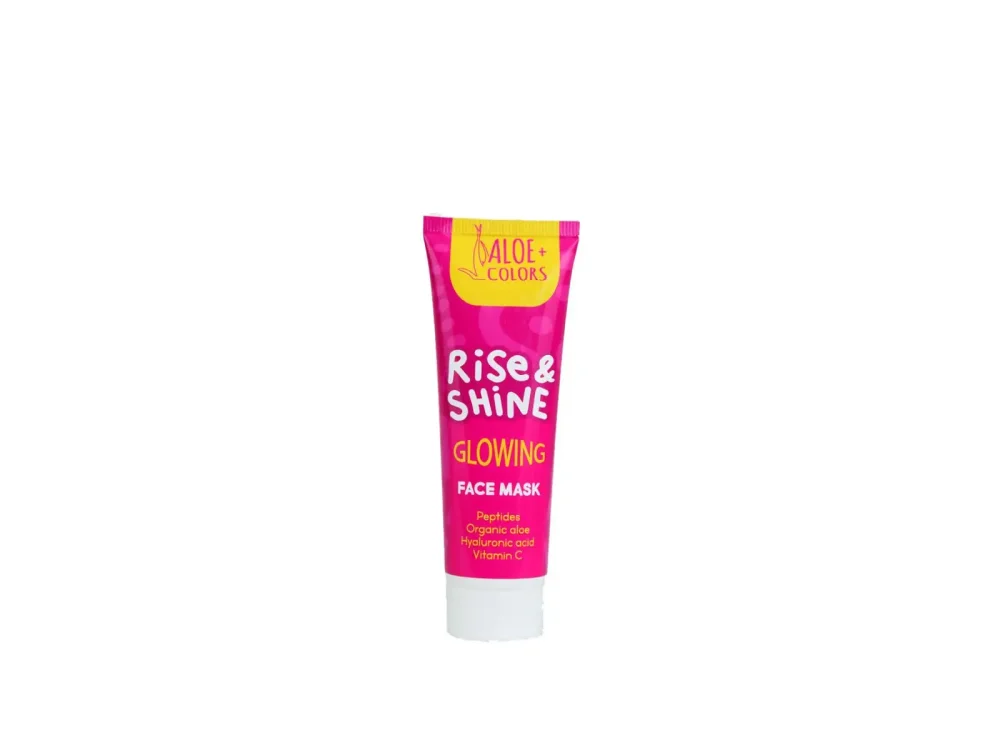 Aloe+Colors Rise & Shine Face Glowing, Μάσκα Προσώπου για Λάμψη, 60ml