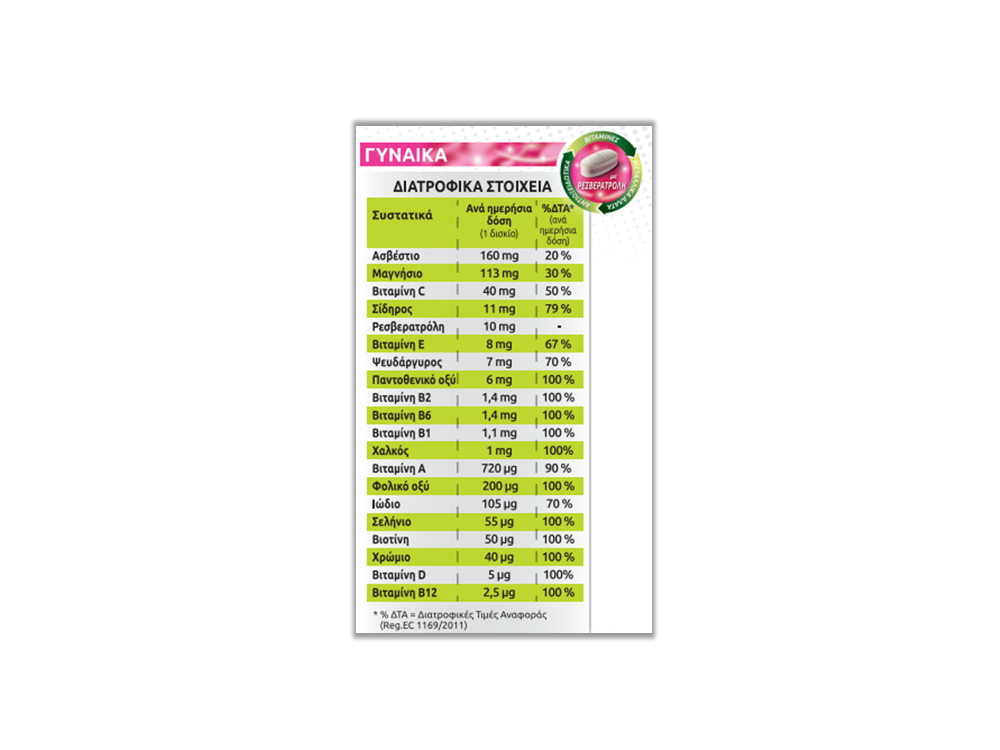Sustenium Biorhythm 3 Woman, Πολυβιταμινούχο Συμπλήρωμα Διατροφής για τις Γυναίκες, 30caps