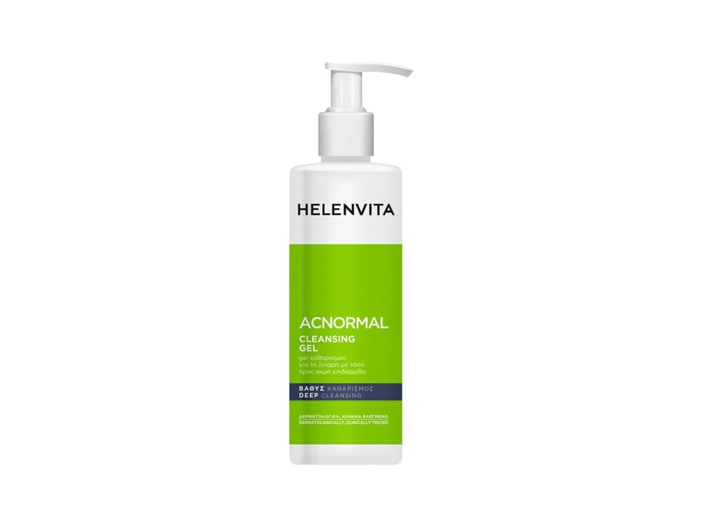 Helenvita ACNormal Cleansing Gel, Τζελ Καθαρισμού για Πρόσωπο, Στέρνο & Πλάτη, 400ml