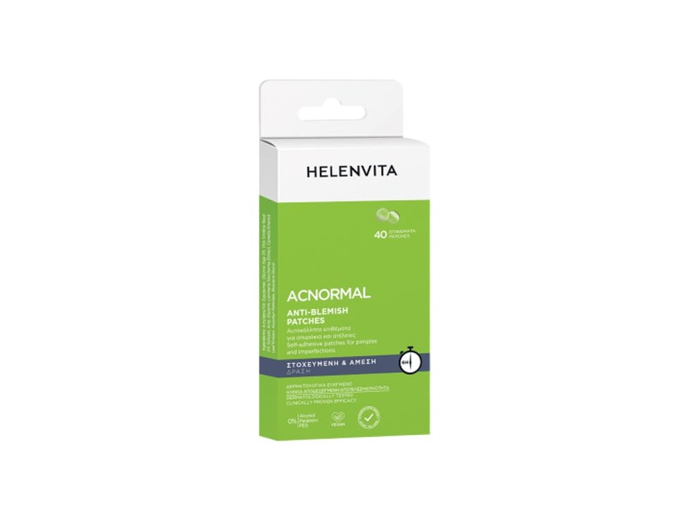 Helenvita Acnormal Anti-Blemish Patches, Επιθέματα για Σπυράκια, 40τεμ