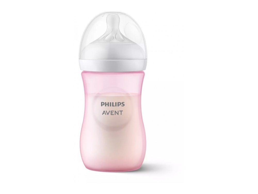 Philips Avent Natural Response Πλαστικό Μπιμπερό 1m+, Ρόζ, 260ml