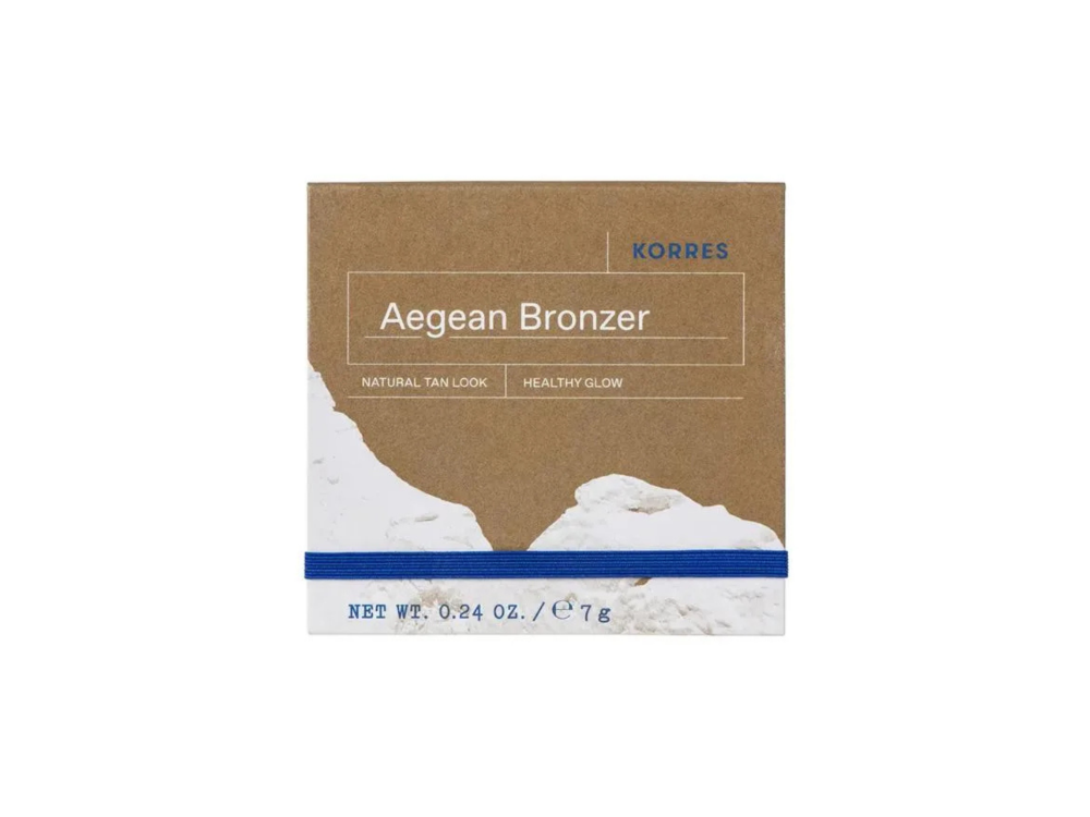 Korres Aegean Bronzer σε Μορφή Πούδρας με Μεταξένια Υφή για Φυσικά Μαυρισμένη Όψη Απόχρωση Light Shade, 7gr