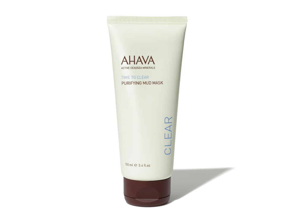 Ahava Time To Clear Purifying Mud Mask, Μάσκα Προσώπου Για Βαθύ Καθαρισμό, 100ml