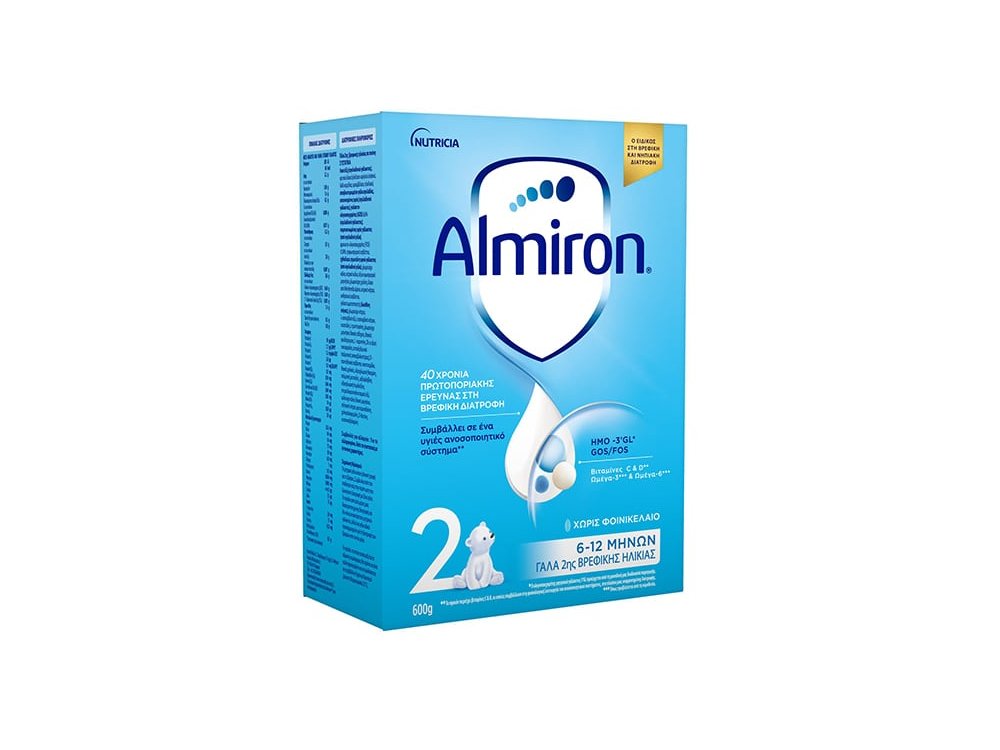Almiron 2, Γάλα 2ης Βρεφικής Ηλικίας 6-12 μηνών, 600gr