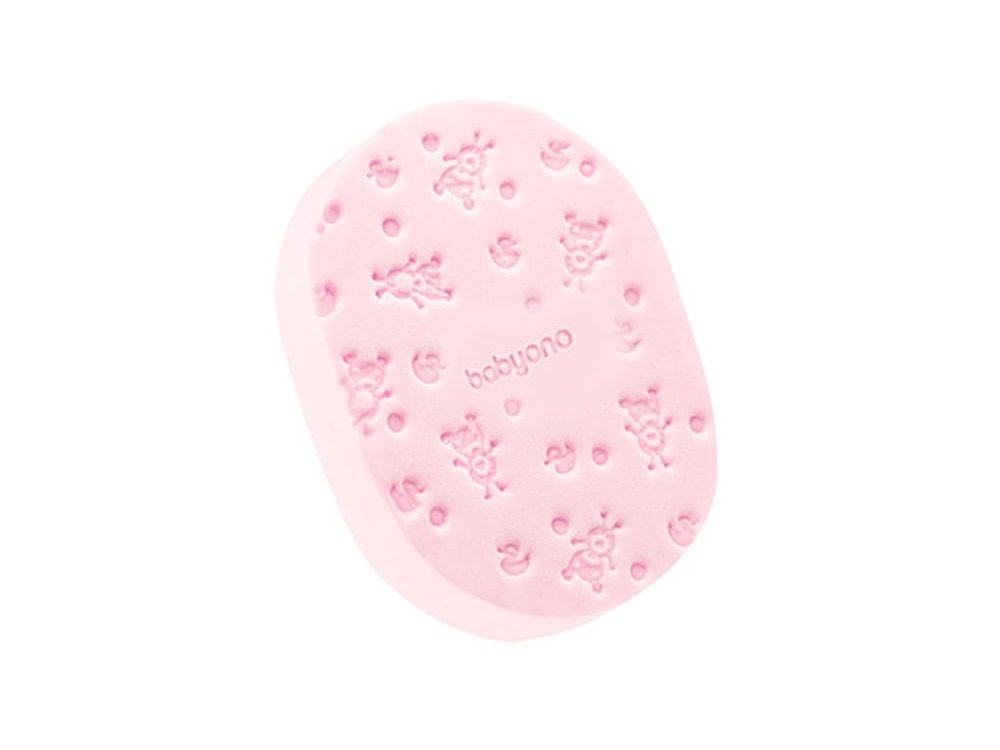 BabyOno Παιδικό Σφουγγάρι Μπάνιου Pink, 1τεμ