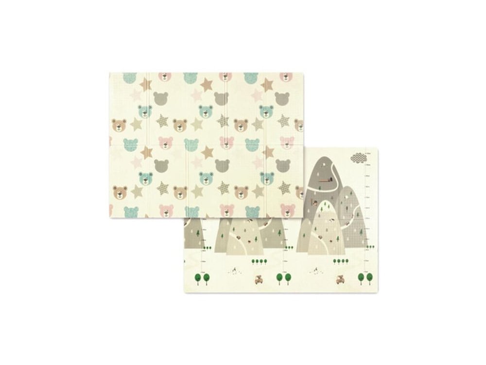 BabyOno Αναδιπλούμενο Αφρώδες Παζλ Δαπέδου Διπλής Όψεως ,150x200cm, 1τεμ