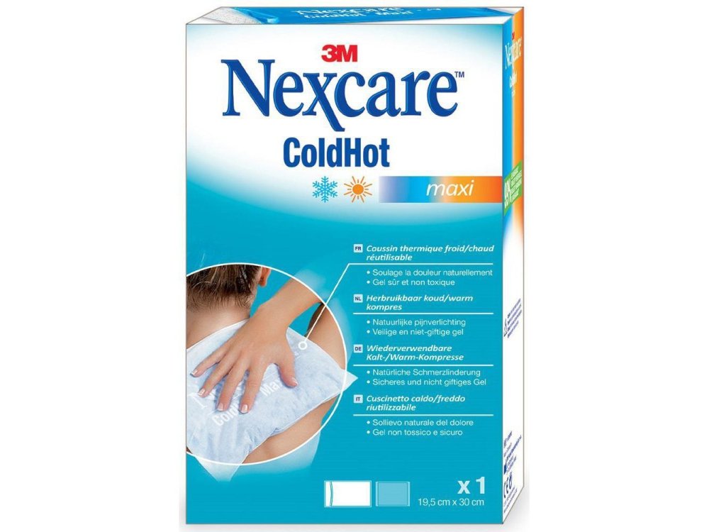Nexcare ColdHot™ Maxi Gel Compress 2 in 1, Μέγεθος Maxi (19.5cm x 30cm), 1τμχ