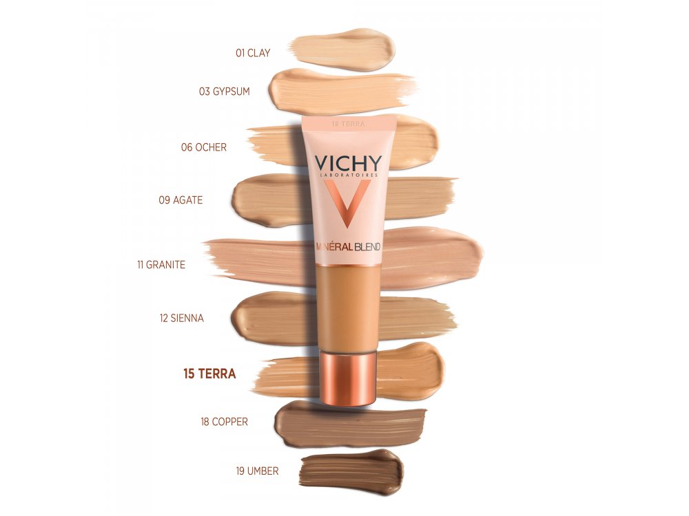 Vichy MineralBlend Hydrating Fluid Foundation 15-Terra 30ml