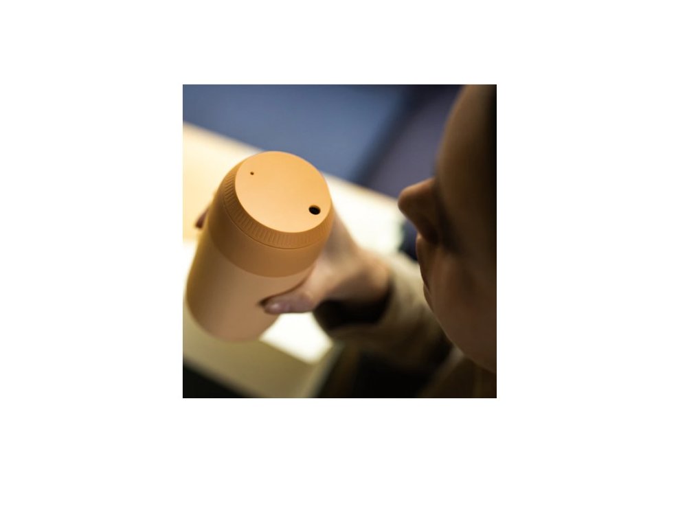 Chillys S2 Coffee Cup Pollen Yellow, Ανοξείδωτο Ισοθερμικό Ποτήρι, 500ml