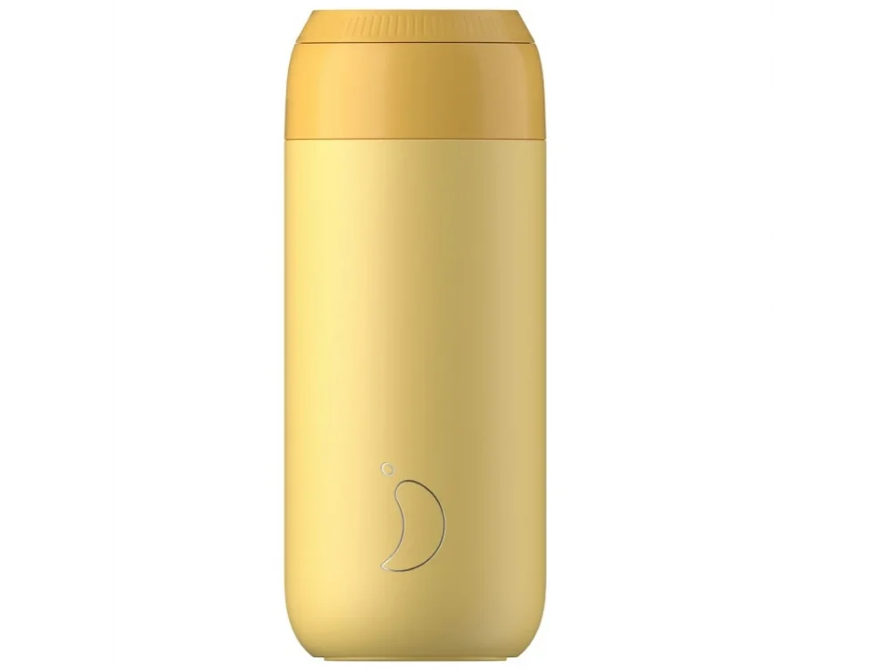 Chillys S2 Coffee Cup Pollen Yellow, Ανοξείδωτο Ισοθερμικό Ποτήρι, 500ml