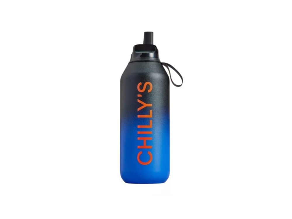 Chilly's Series 2 Flip Reusable Bottle, Μπουκάλι με Πτυσσόμενο Ανοξείδωτο Καλαμάκι, 500ml