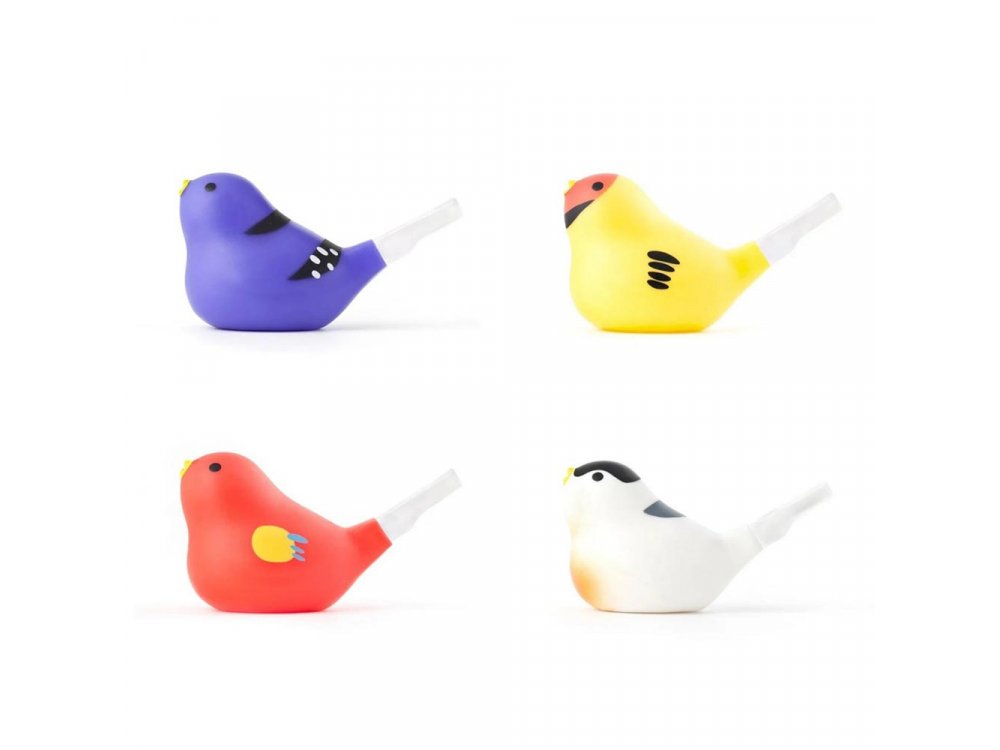 Kikkerland Bird Bath Whistle Παιχνίδι Μπάνιου Σφυρίχτρα με νερό, 1τμχ