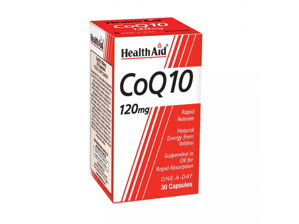 Health Aid mega CoQ10 120mg 30caps