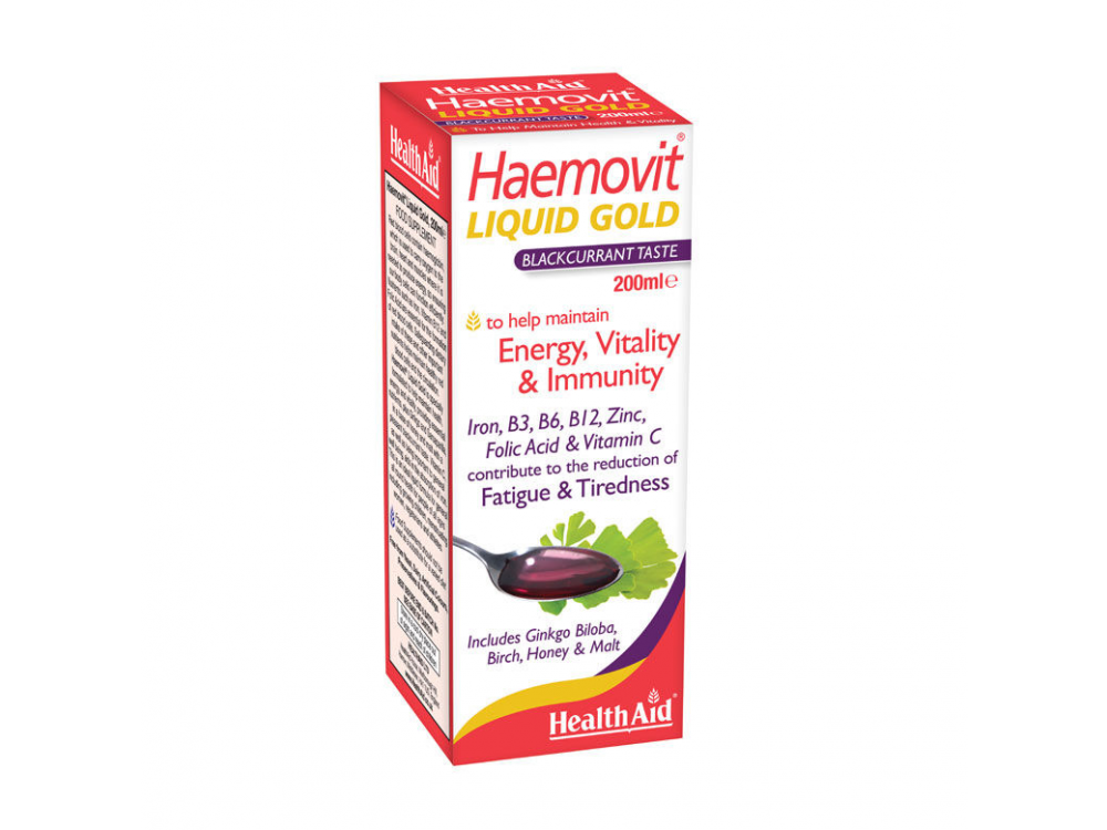 Health Aid Haemovit Liquid Gold 200ml