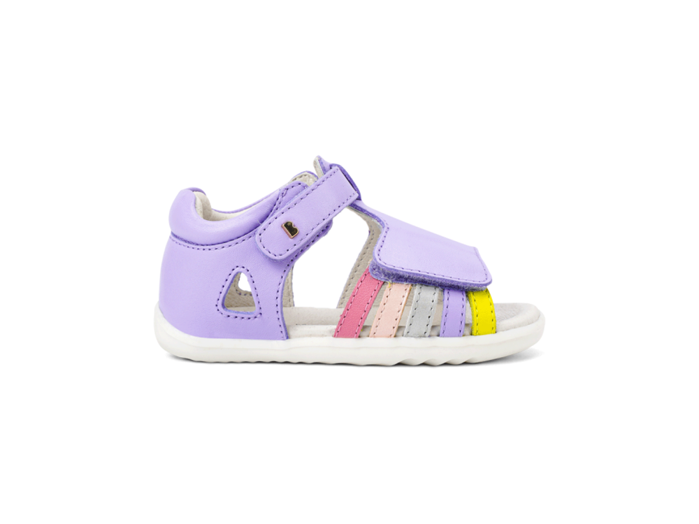Bobux iWalk, Mirror Sandal Lilac Rainbow, No.25