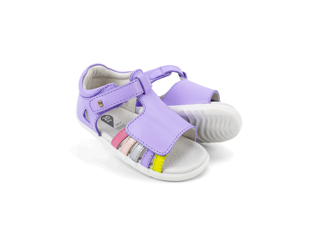 Bobux iWalk, Mirror Sandal Lilac Rainbow, No.25