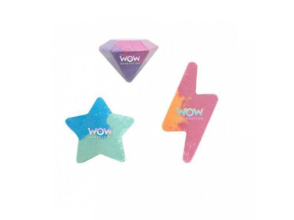 WoW Generation Bath Bombs, Παιδικά Άλατα Μπάνιου, Μωβ, 1τμχ