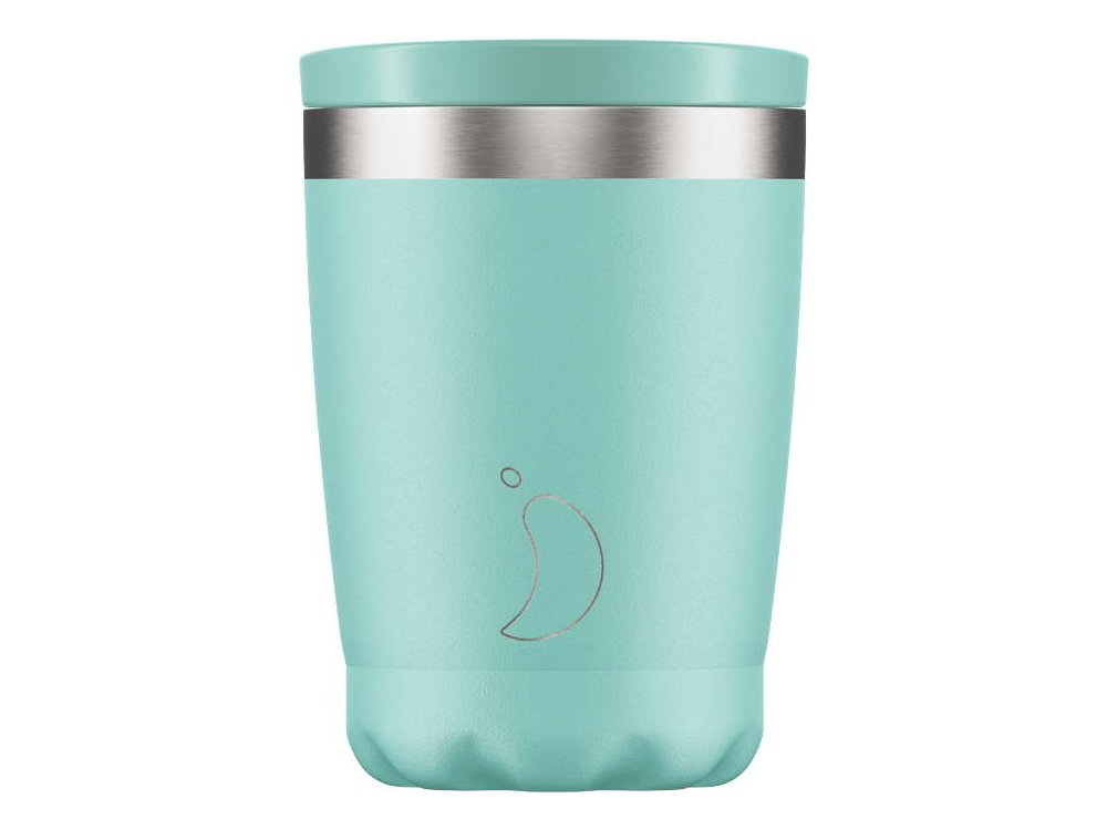 Chillys Ανοξείδωτο Ποτήρι Καφέ, Coffee Cup, Pastel Green, 340ml